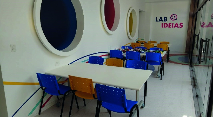 Foto Lab Ideias, um laboratório de criatividade da UVA no Campus Tijuca
